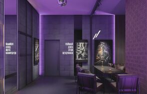 Лофт с атмосферой таинственности и стиля с верандой на крыше