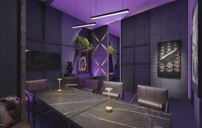 Лофт с атмосферой таинственности и стиля с верандой на крыше