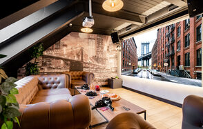 Лофт-зал в стиле большого города