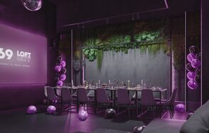 Лофт-центр Б69. Зал Флюид с верандой на крыше