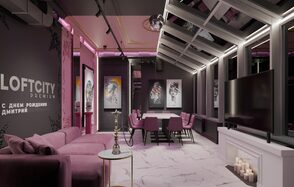 ИглуЛофт. Кашемир. Лофт в розовых тонах