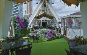 Веранда с видом на Москва-Сити 