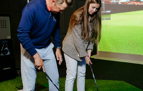 Лофт для мероприятий с гольф-симулятором