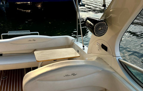 Современный восьмиместный круизный катер