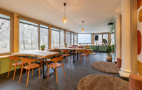 Лофт с панорамными окнами в парке Сокольники