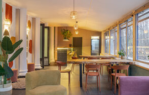 Лофт с панорамными окнами в парке Сокольники