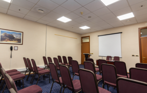 Светлый зал для деловых мероприятий в отеле