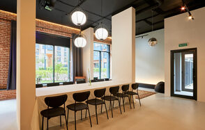 Светлый лофт в стиле минимализм