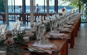 Банкетный зал в яхт-клубе "Родина"