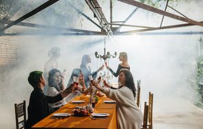 Антуражная площадка в стиле «Таинственный сад» 