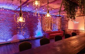 Зал Нью-йорк. Лофт в индустриальном стиле