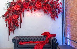 Red Loft. Стильный лофт в красных тонах