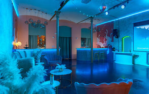 Лофт Мемфис. Зал в итальянском стиле