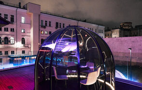 Гримёрка. Купол на крыше