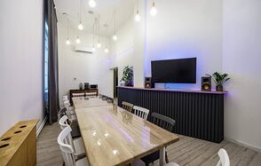 Лофт Сканди. Зал в скандинавском стиле