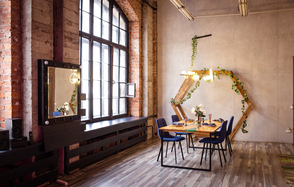 Loft с винтажными окнами 