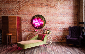 Loft с винтажными окнами 