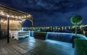 Панорамный лофт с выходом на крышу