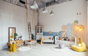 Уютный лофт для семейных праздников