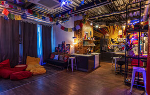 Лофт-апартаменты с кухней и душем 