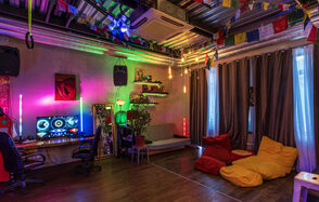 Лофт-апартаменты с кухней и душем 