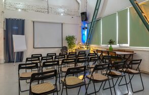 СBright loft with access to the roof