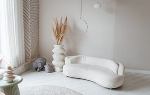 Bright room for family celebrations