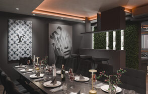 ИглуЛофт. Панорама. Чёрный лофт-зал