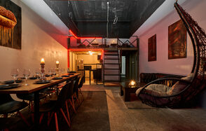 Duplex loft with kitchen